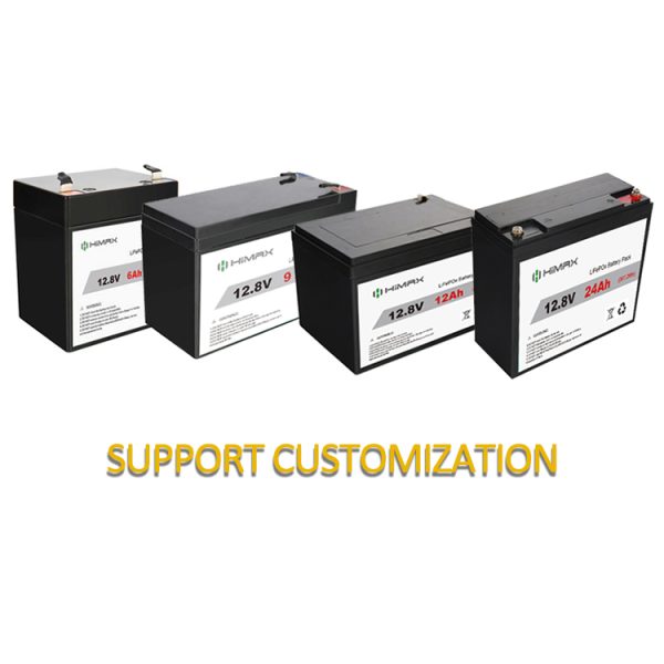 customization 12v lifepo4 battery