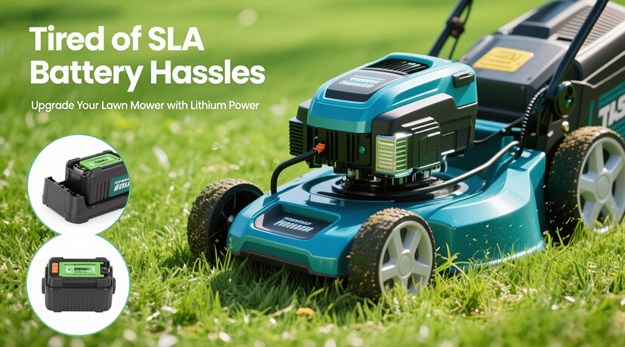 lithium lawn mower battery