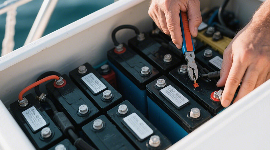 boat lithium battery care