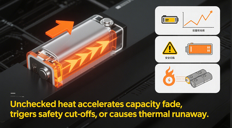 high power robot battery thermal management