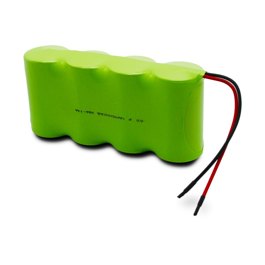 ni mh aa 9000mah 4.8v battery pack