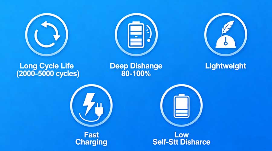 12v lifepo4 battery for boats and rvs