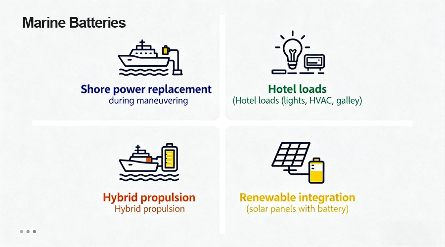 48v marine battery pack for propulsion