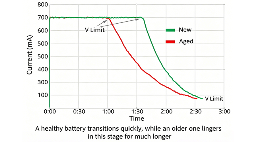 aging effect of li ion batteries