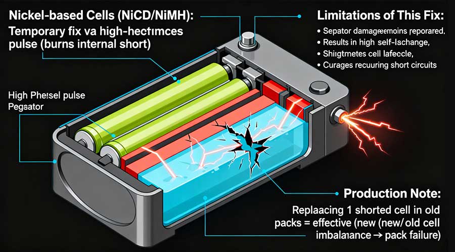 battery cell short