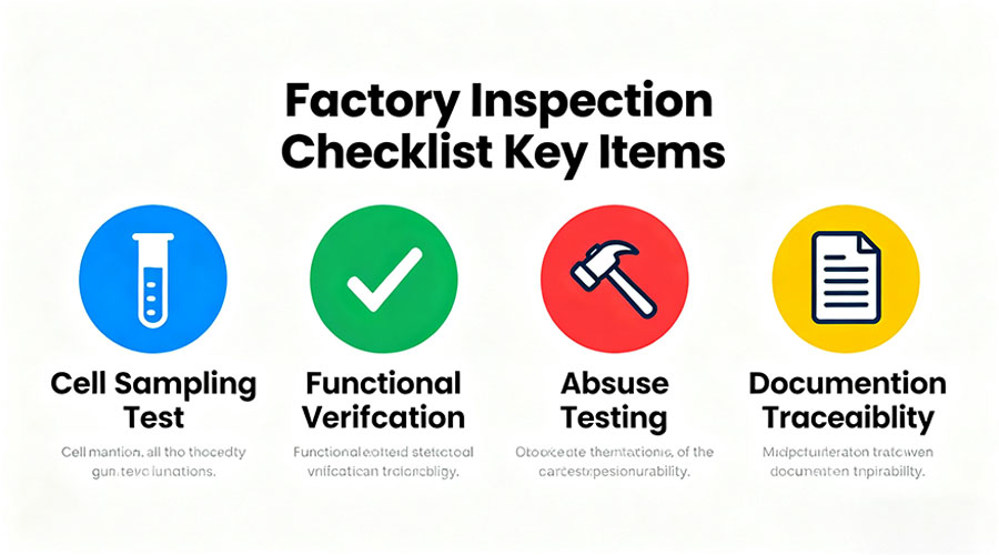 battery pack inspection checklist