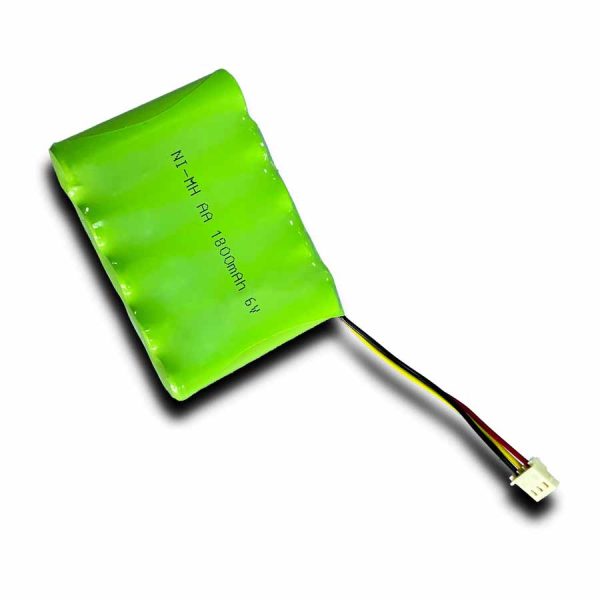 ni mh aa 1800mah 6v battery pack