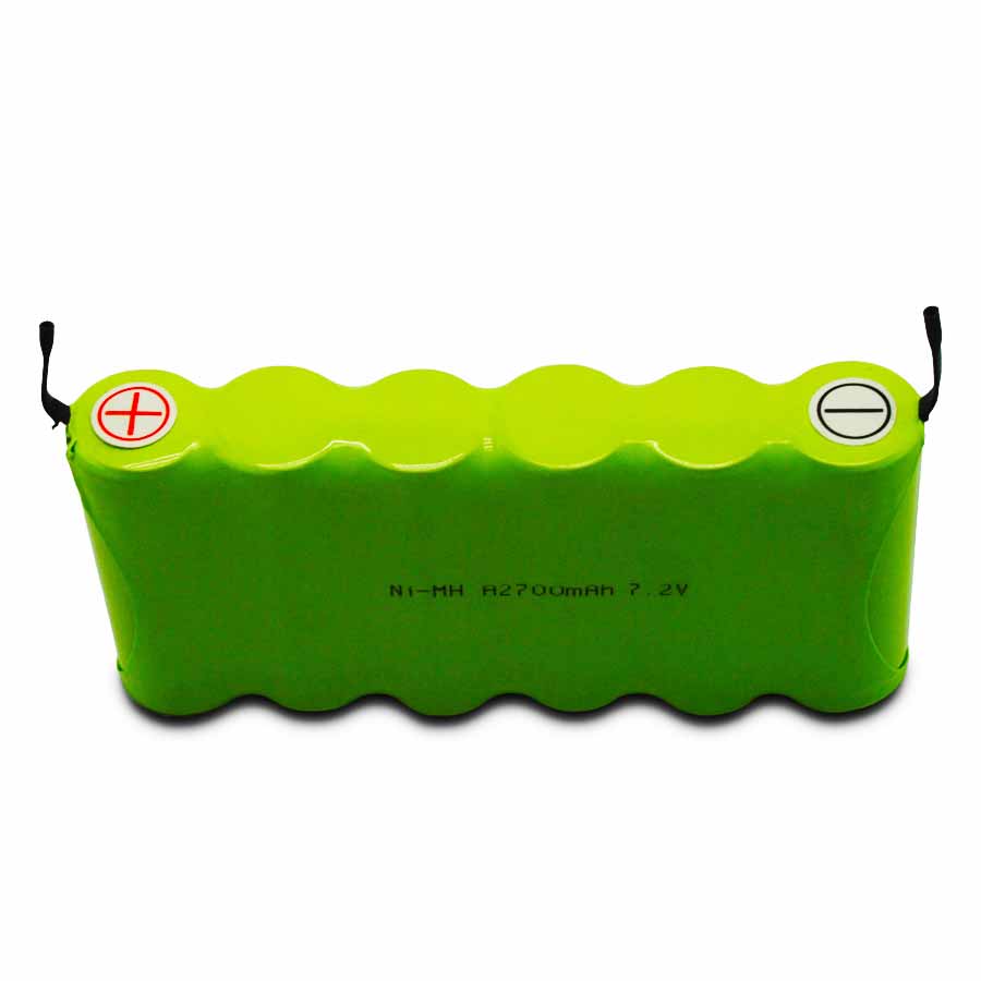 rechargeable battery pack 7.2v ni mh a2700mah