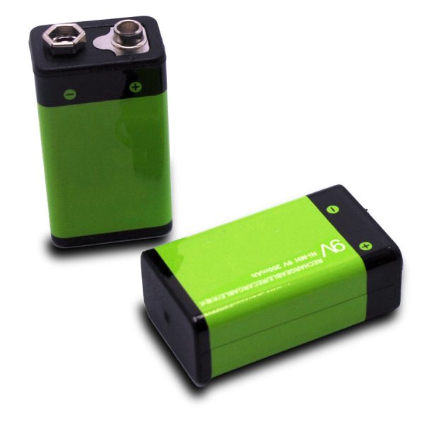 9v 200mah nimh rechargeable battery