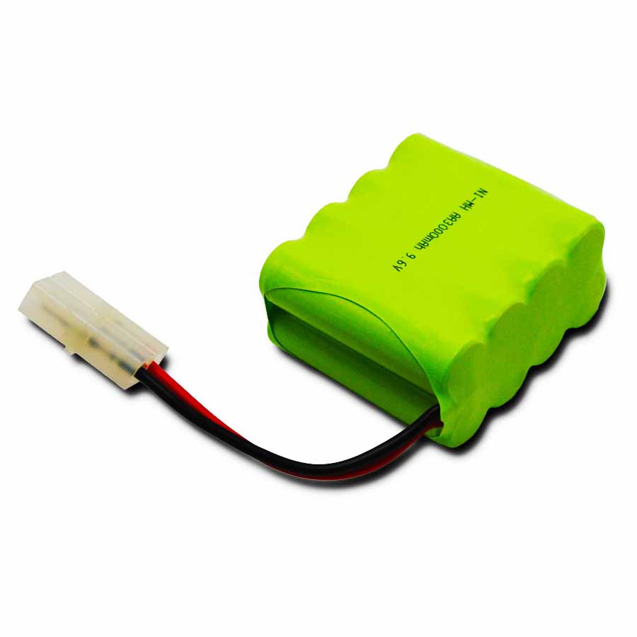 ni mh aa 3000mah 9.6v battery pack