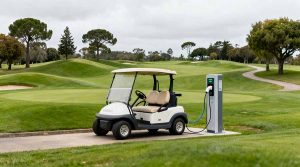 Golf cart charging