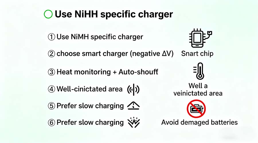 How to Properly Charge a NiMH Battery