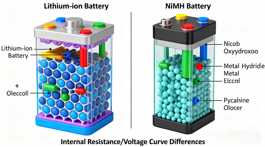 The Chemistry Difference Between Li-ion and NiMH Batteries