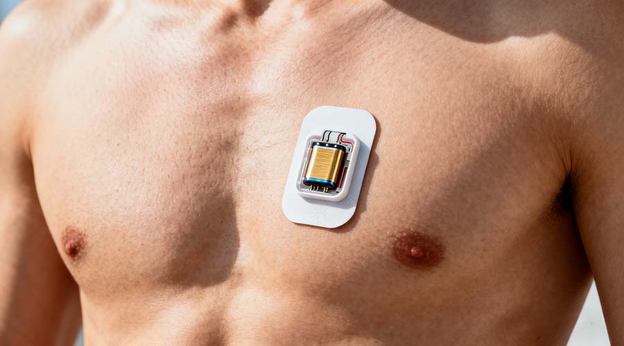 compact battery patch