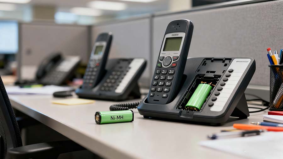 nimh batteries commercial cordless phones daily charging
