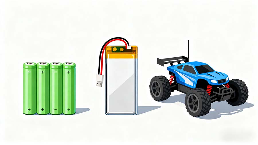 rc car lithium ion vs lipo battery comparison