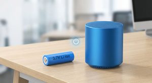 Bluetooth speakers commonly powered by 3.7V lithium-ion