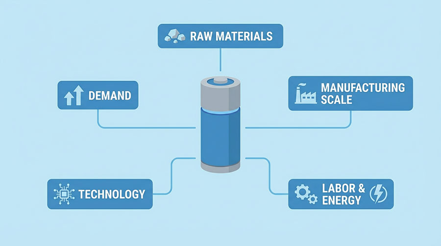 Determines Lithium-Ion Battery Prices