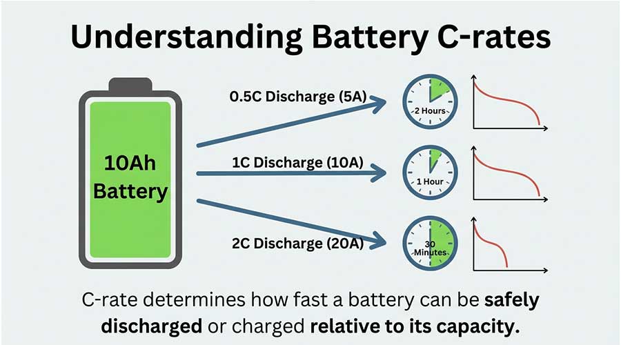 how voltage and current affect battery life