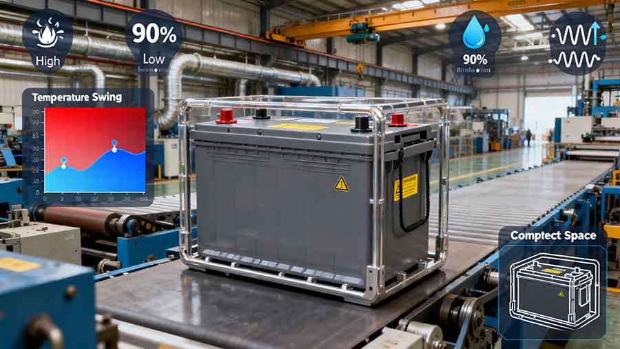 industrial battery environmental resistance