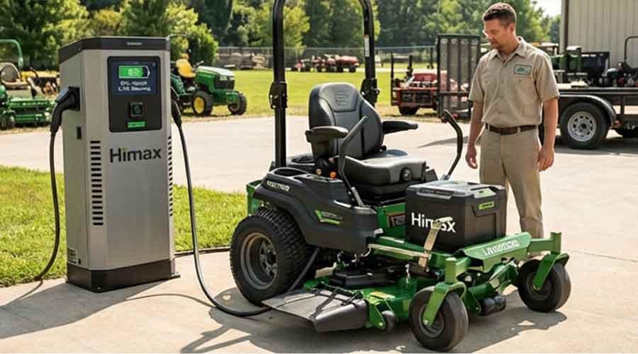 lawn mower battery charging