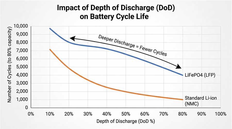 lifepo4 deep discharge data