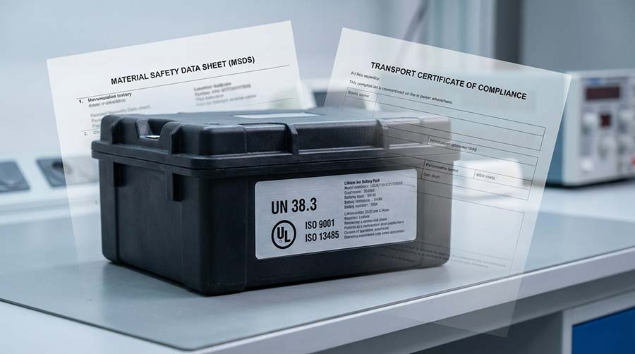 lithium ion wheelchair battery compliance certifications-safety docs