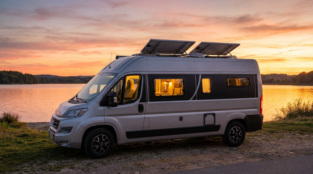 off grid solar system and rv powered by long lasting 12v deep cycle batteries