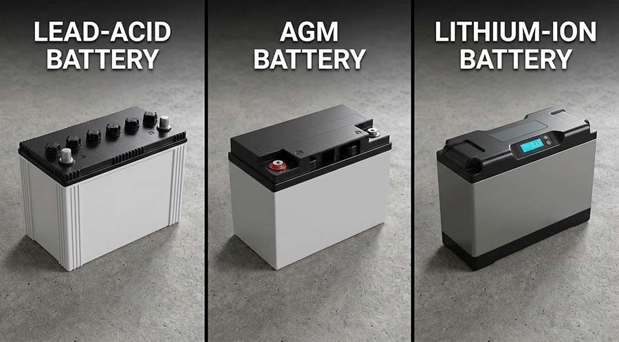 Scrubber and Sweeper Battery