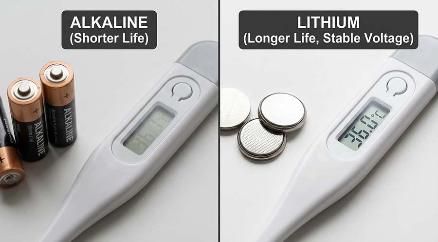 Forehead Thermometer Battery