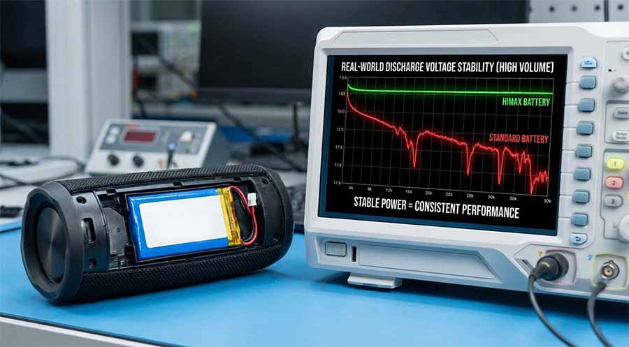 battery voltage stability graph