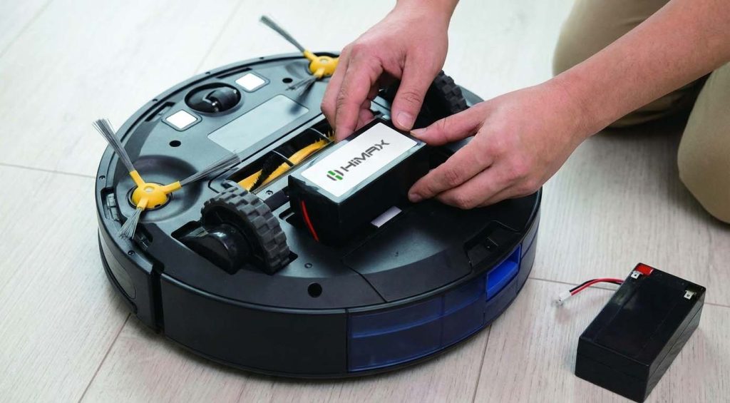 installing himax battery in robot