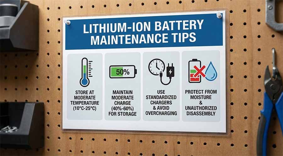 Lithium Ion Battery Maintenance Tips