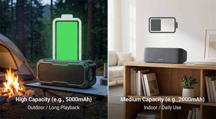 Choose the Right Speaker Battery Capacity