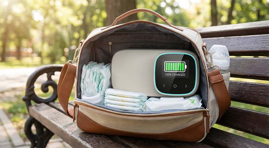 portable dispenser full charge