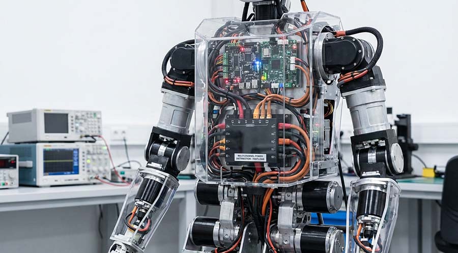 humanoid robot complex internal power systems