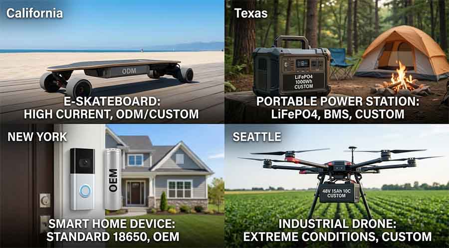 battery application scenarios