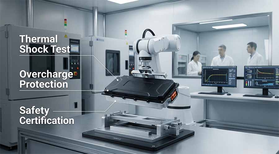 battery safety testing lab