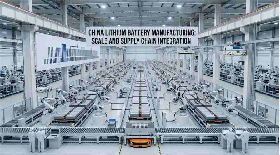 china lithium battery manufacturing scale
