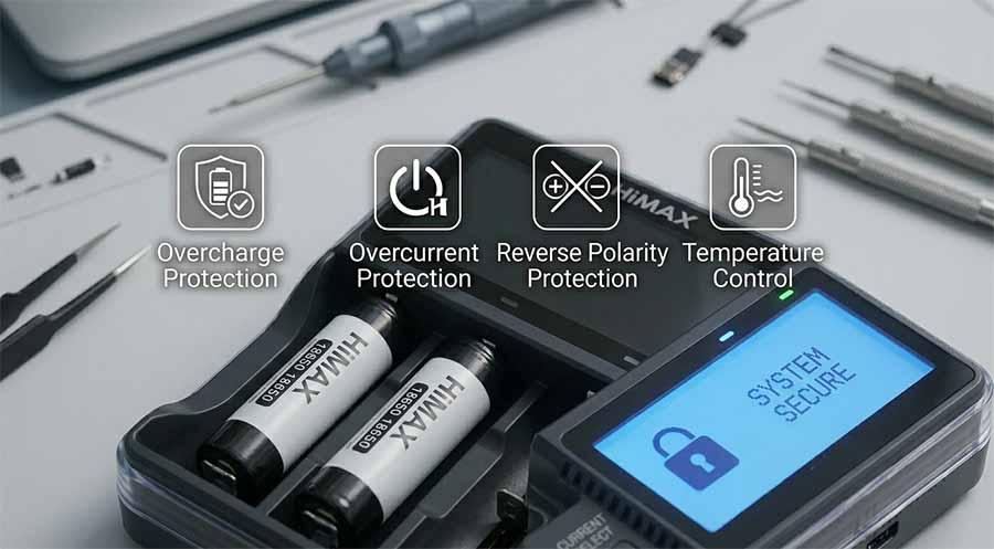 himax charger safety features