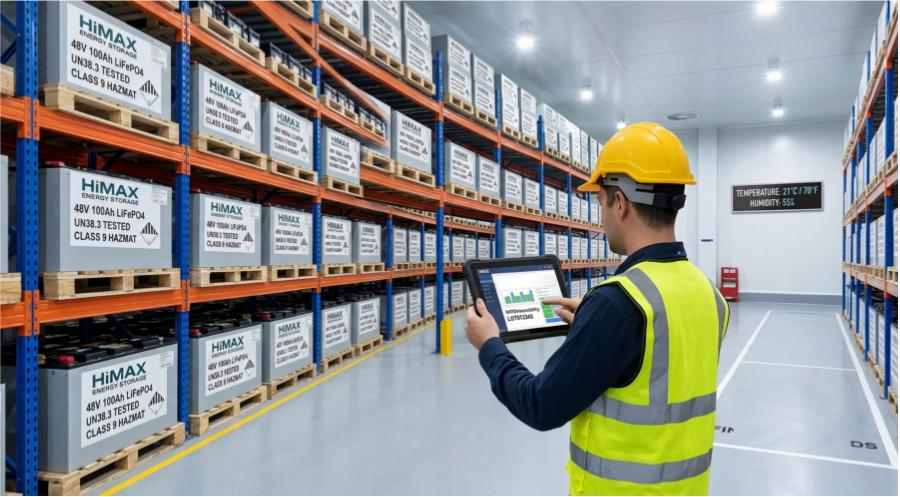 smart battery warehouse management