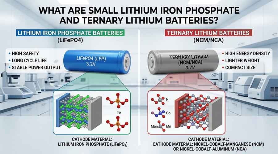 lifepo4 vs ternary lithium structure