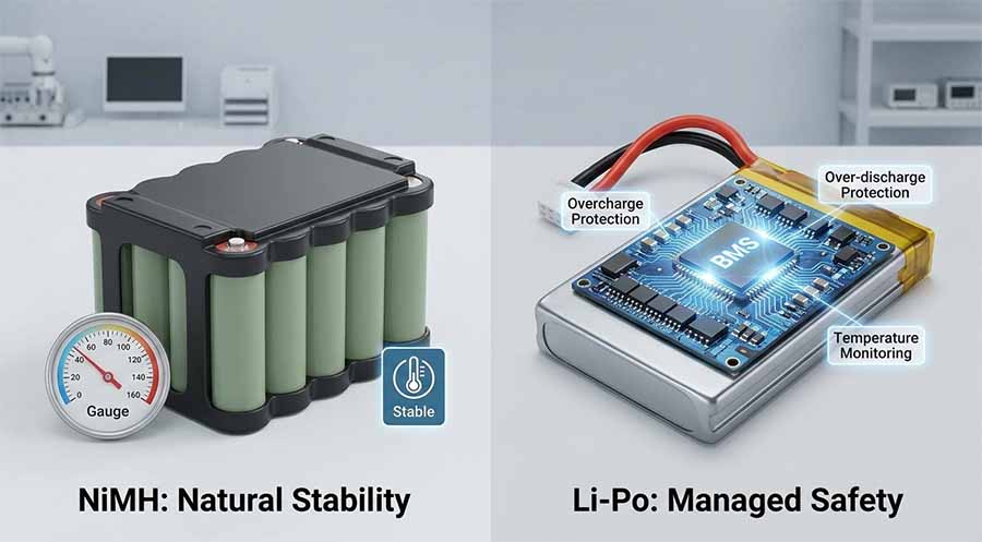 lipo vs nimh safety mechanisms