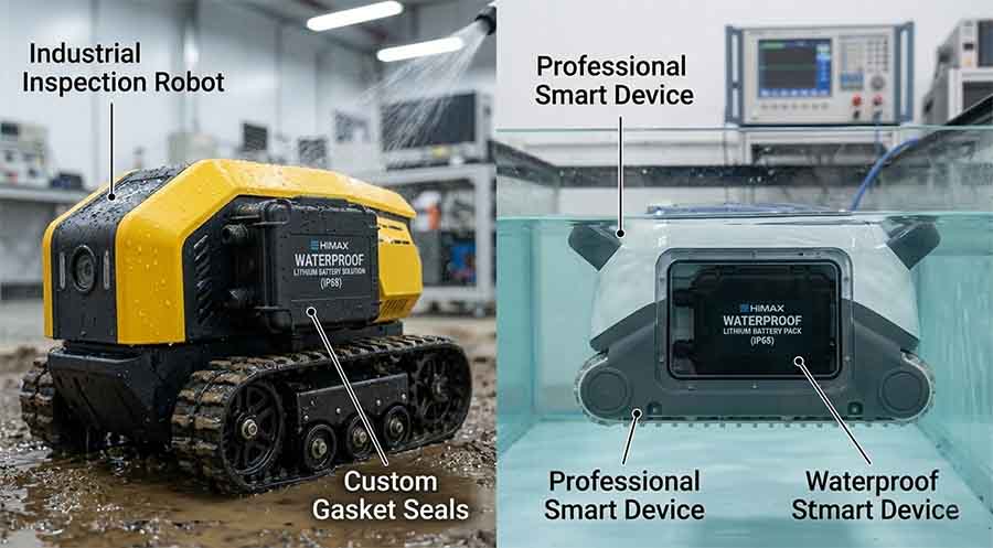 waterproof battery industrial application