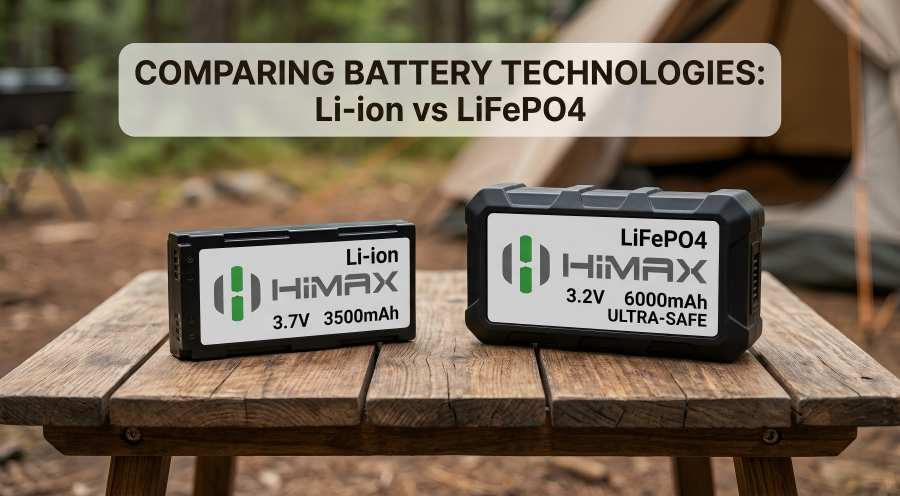Comparing Lithium Ion Vs Lifepo4 Camping Batteries