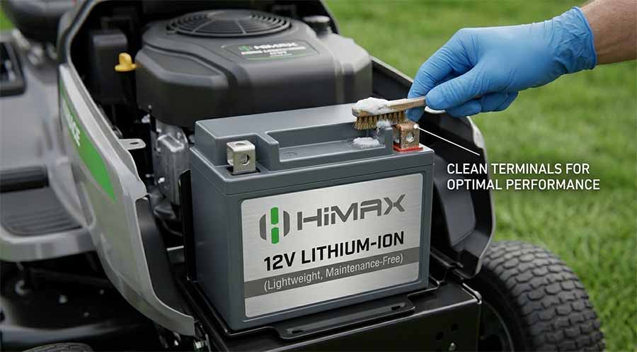 maintaining lithium battery terminals