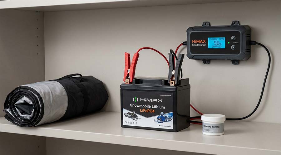 Snowmobile Battery Maintenance Charger