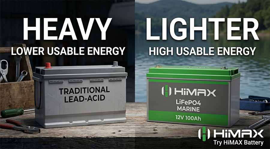 Blog Post Thumbnail Choosing Electric Boat Battery