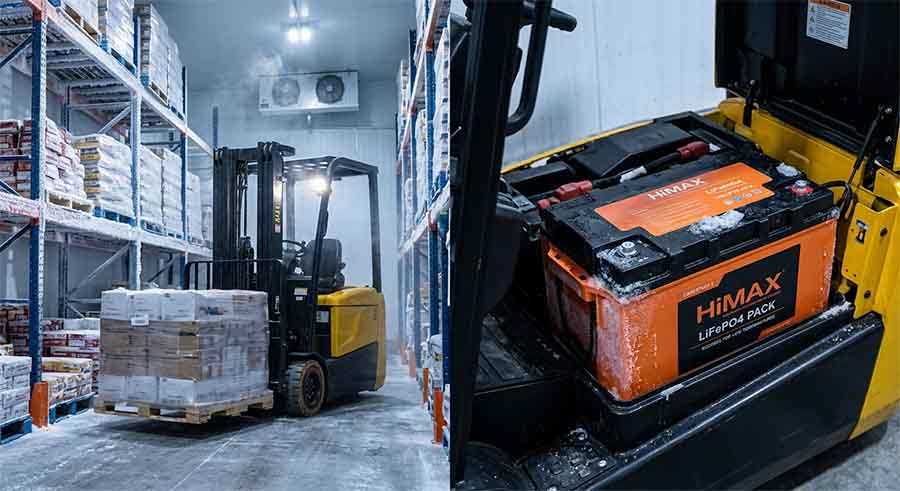 Himax Lifepo4 Cold Storage Performance