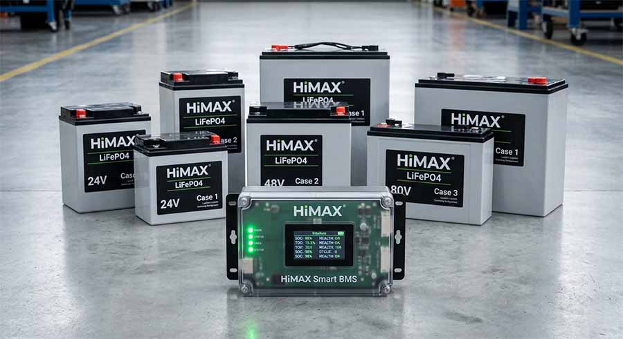 Himax Smart Bms Modular Forklift Batteries